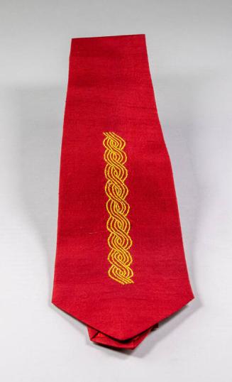 Red and Gold Necktie