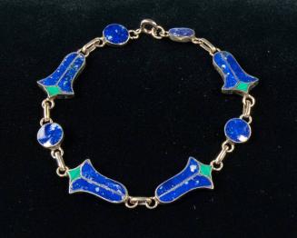 Blue Lapageria Rosea Charm Bracelet