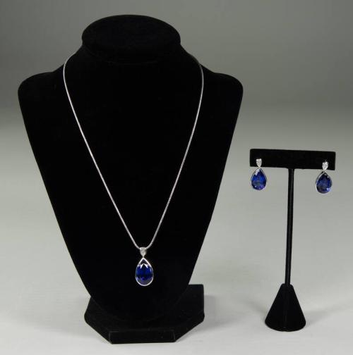 Tanzanite and Diamond Jewelry Set