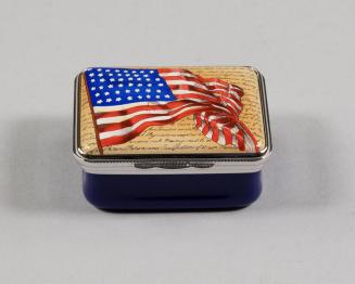 Flag and Constitution Enamel Box