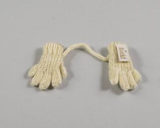 White Knit Gloves Holiday Ornament