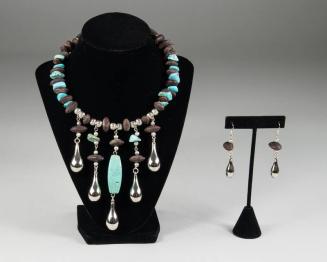 Turquoise and Seed Jewelry Set