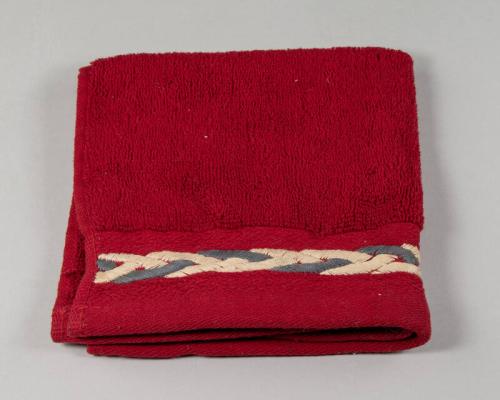 Red Cotton Washcloth