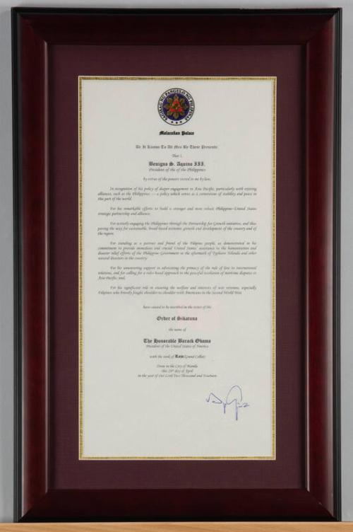 Order of Sikatuna Proclamation