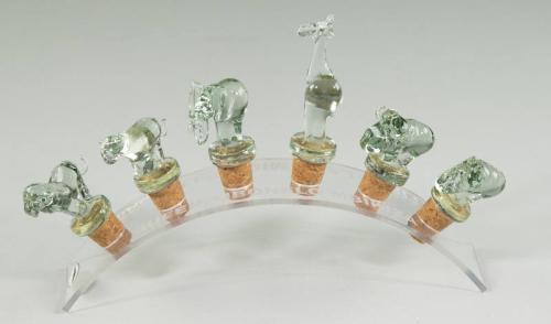 Animal-Shaped Glass Bottle Stoppers