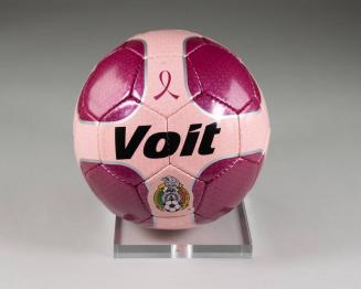 Pink Voit Soccer Ball