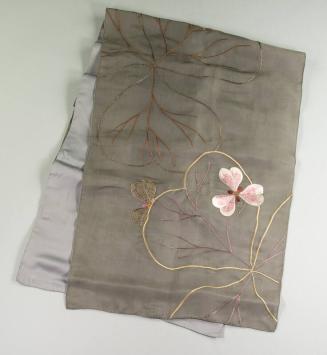 Gray Silk Scarf