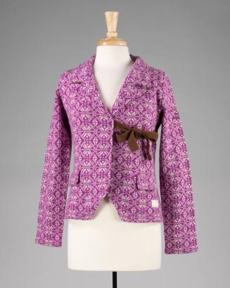 Royal Pink Lovely Knit Cardigan