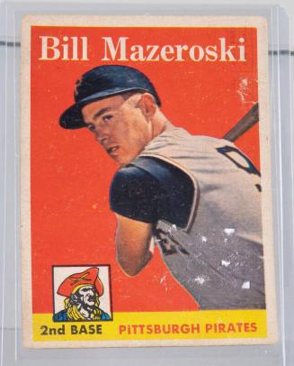 1958 Bill Mazeroski Baseball Card