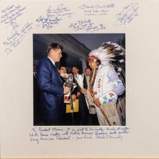 President John F. Kennedy Meeting with Members of the National Congress of American Indians