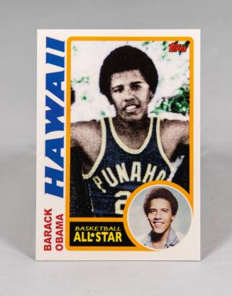 Barack Obama Basketball Card