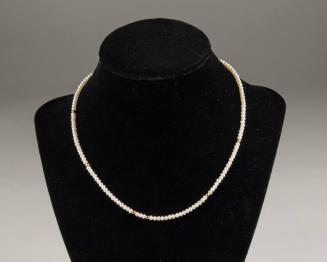 Gold and Pearl Necklace