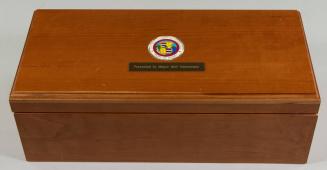 Wood City and County of Honolulu Trinket Box