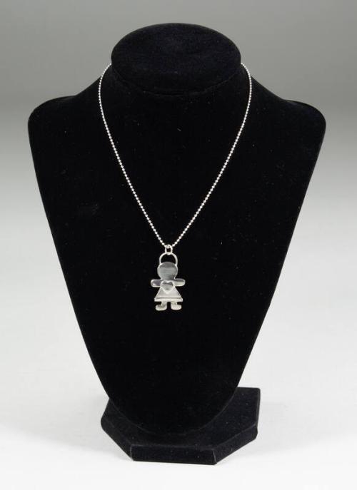 Sterling Silver Necklace with Ragdoll Pendant