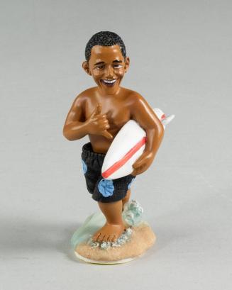 Surfing President Obama Figurine