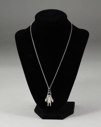 Sterling Silver Necklace with Angel Pendant