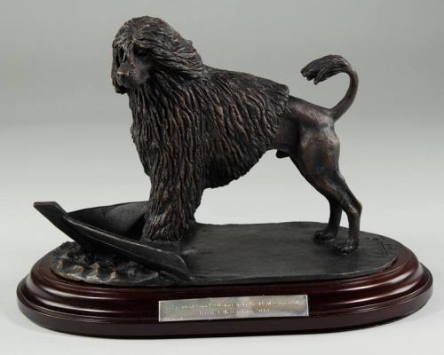 Portuguese Water Dog Statue