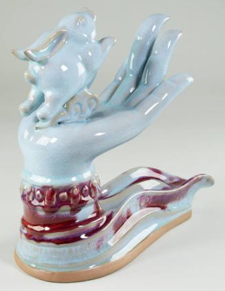 Porcelain Hand Statue