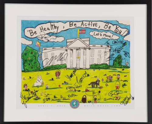 2013 White House Easter Egg Roll Print