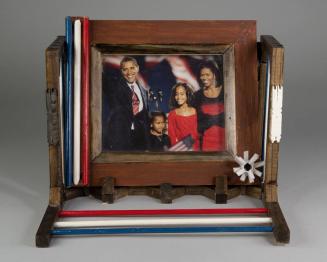 Framed Photograph of the Obama Family