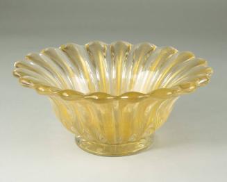 Glass and Gold Bowl