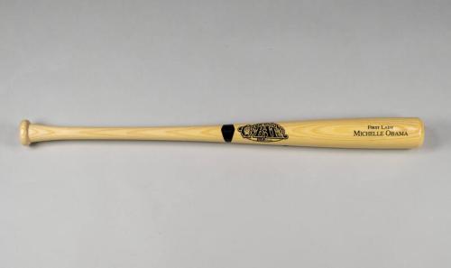 First Lady Michelle Obama Baseball Bat