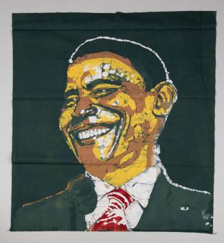 Batik Cloth Portrait of President Obama