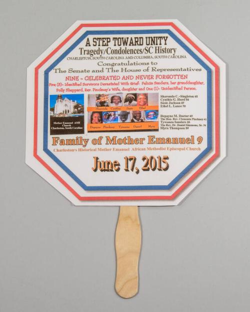 Mother Emanuel AME Church Memorial Hand Fan