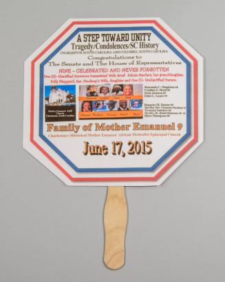 Mother Emanuel AME Church Memorial Hand Fan