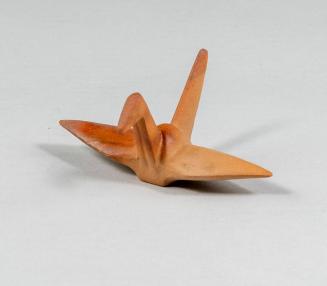 Bizen-Ware Origami Crane Figurines