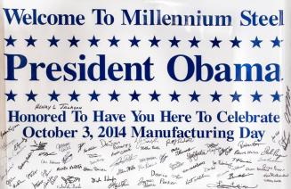 Millennium Steel Service Welcome Banner