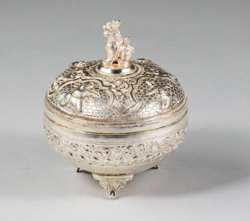 Silver Trinket Box with Lid