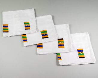 Cloth Napkins with Kente Cloth Pattern