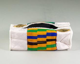 Napkin Holder with Kente Cloth Pattern