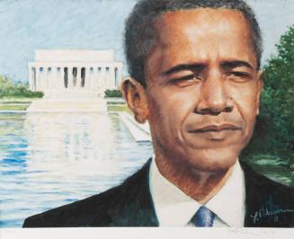 Portrait of President Barack Obama