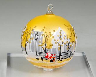 Handpainted Christmas Tree Ornament