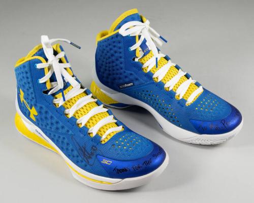 Under Armour Shoes Signed by Steph Curry