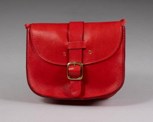 Red Leather Purse