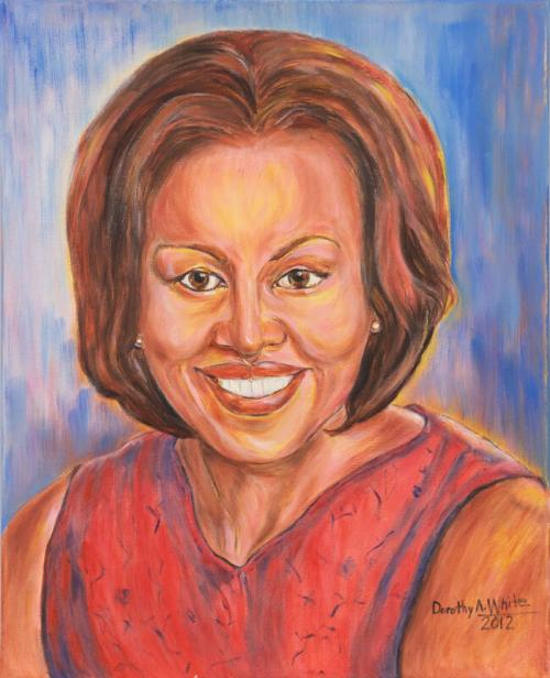 Portrait of First Lady Michelle Obama