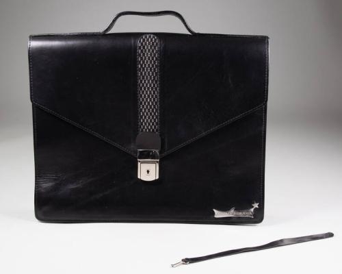 Black Leather Briefcase