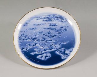 Narumi Bone China Japanese Coastline Plate