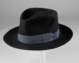 Black Felted Beaver Fur Fedora