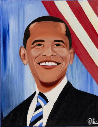 Portrait of President Barack Obama