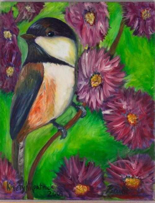 Chickadee Painting