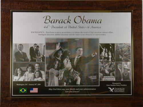 Congratulatory Plaque