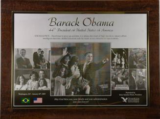 Congratulatory Plaque