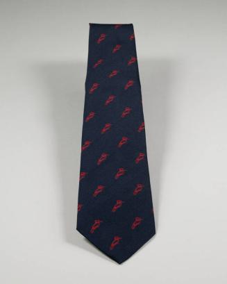 Necktie with Kookaburra Pattern