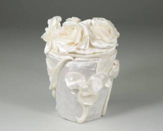 White Flower Adorned Purse