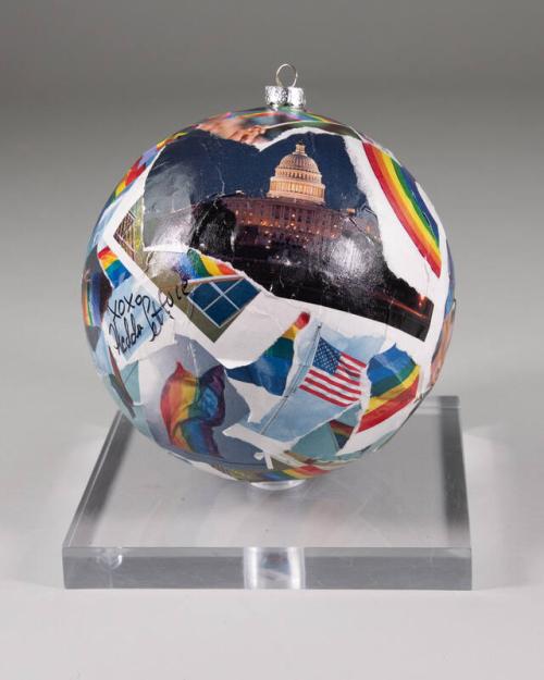 LGBTQ Flag Holiday Ornament