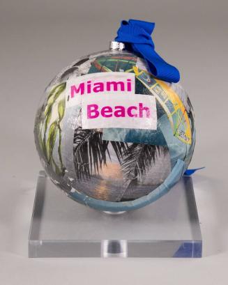 Miami Beach Holiday Ornament